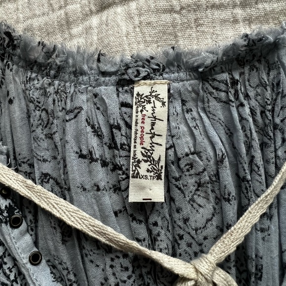 Free People “FP Intimately” Babydoll Printed Tunic Dress XS - Picture 2 of 4
